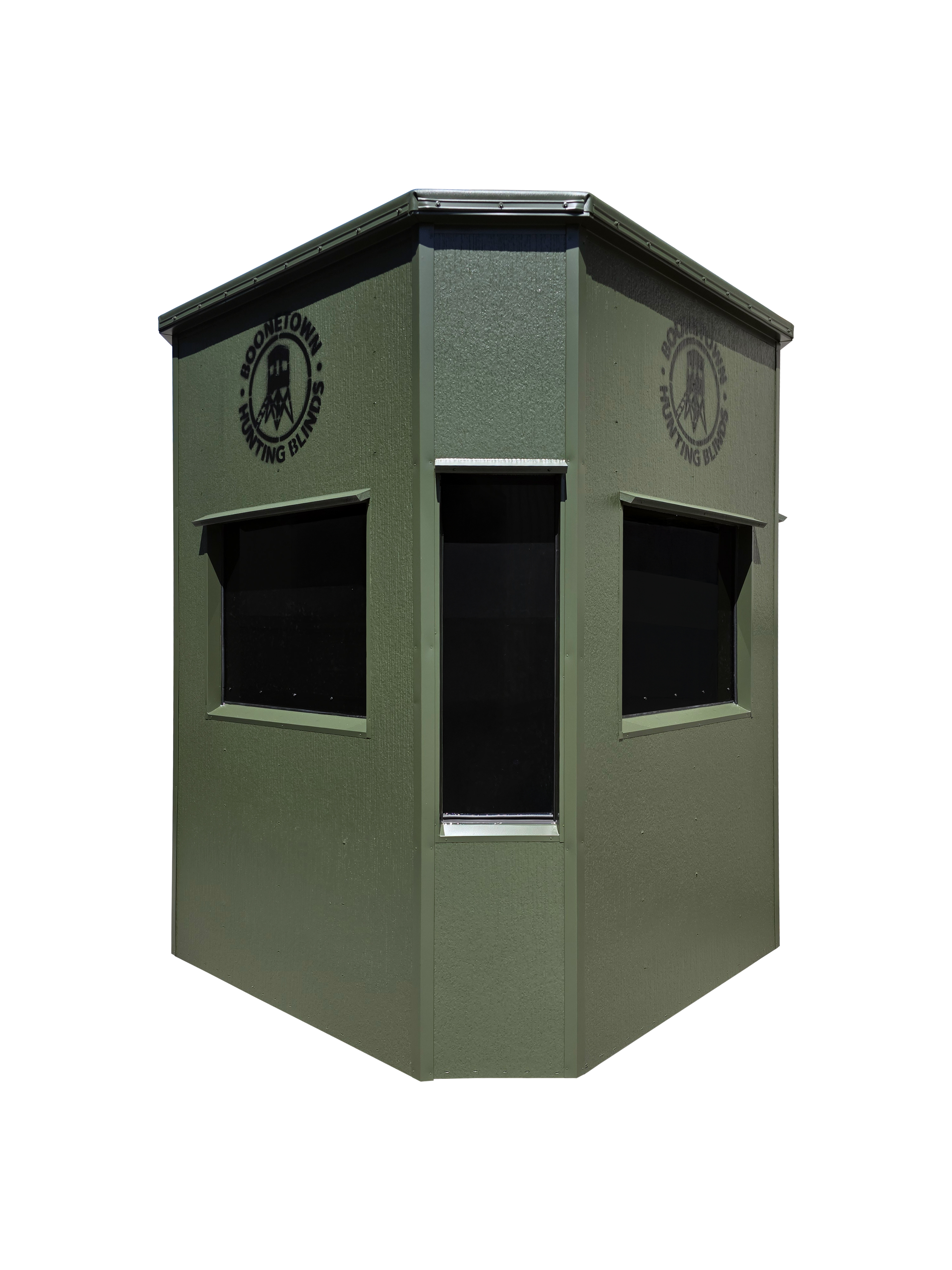 Elite High Rise 6×6 Octagon elevated insulated deer blind